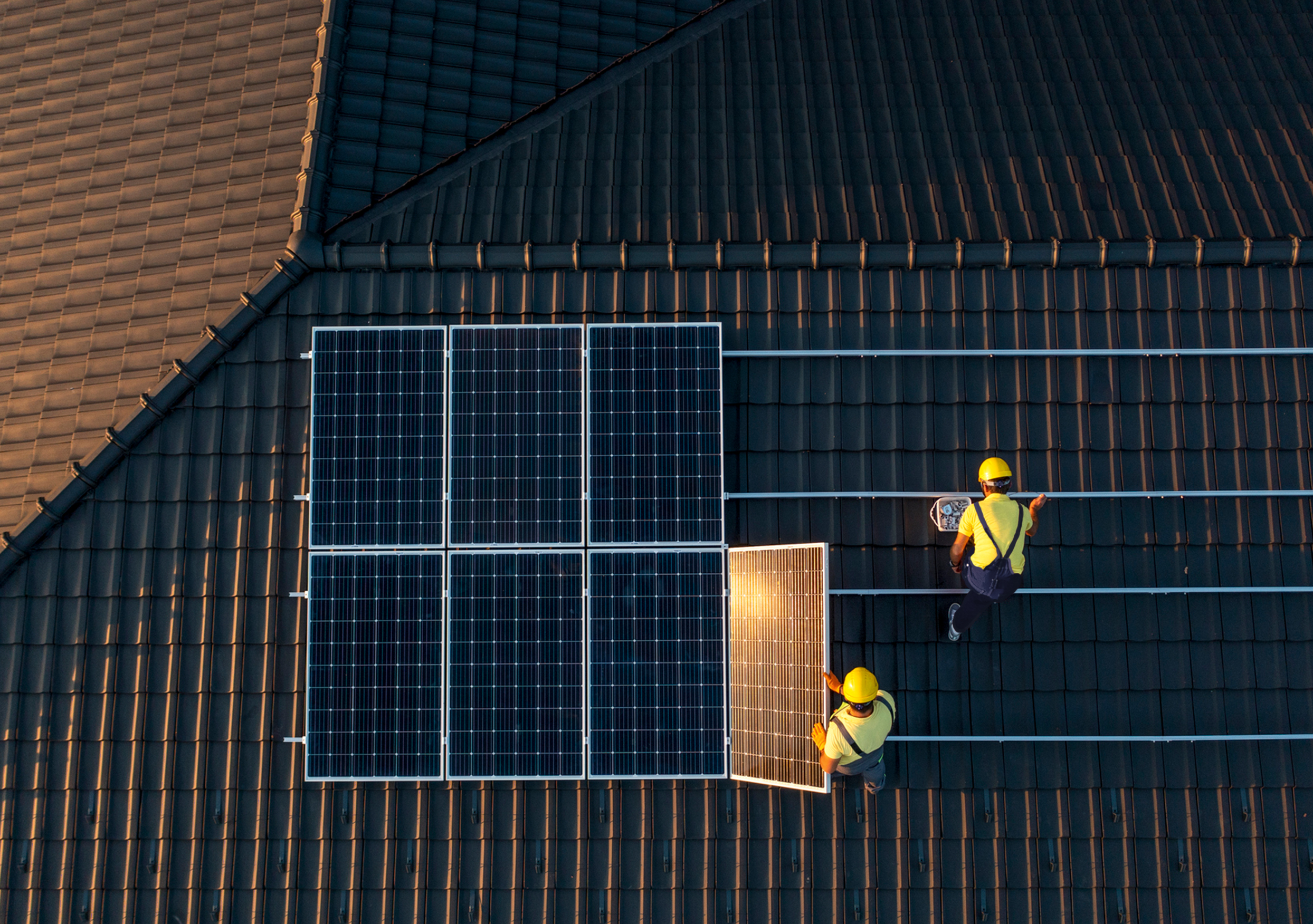Off-grid solar powering a remote property