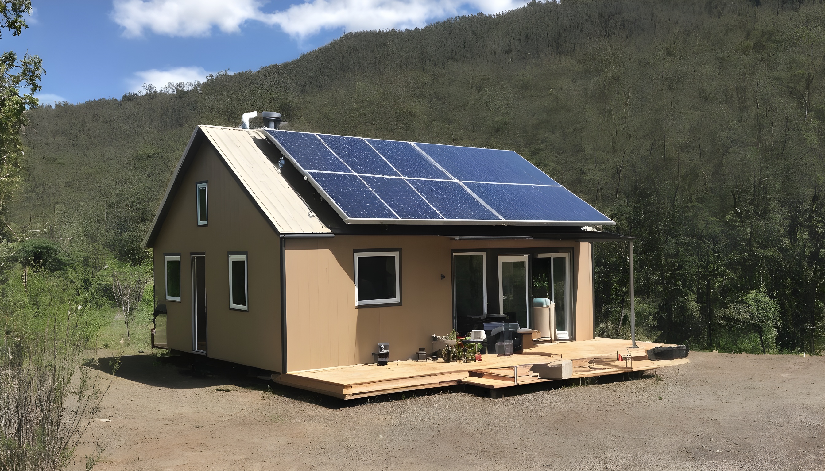 Alloy Charge solar system installed on a farmhouse